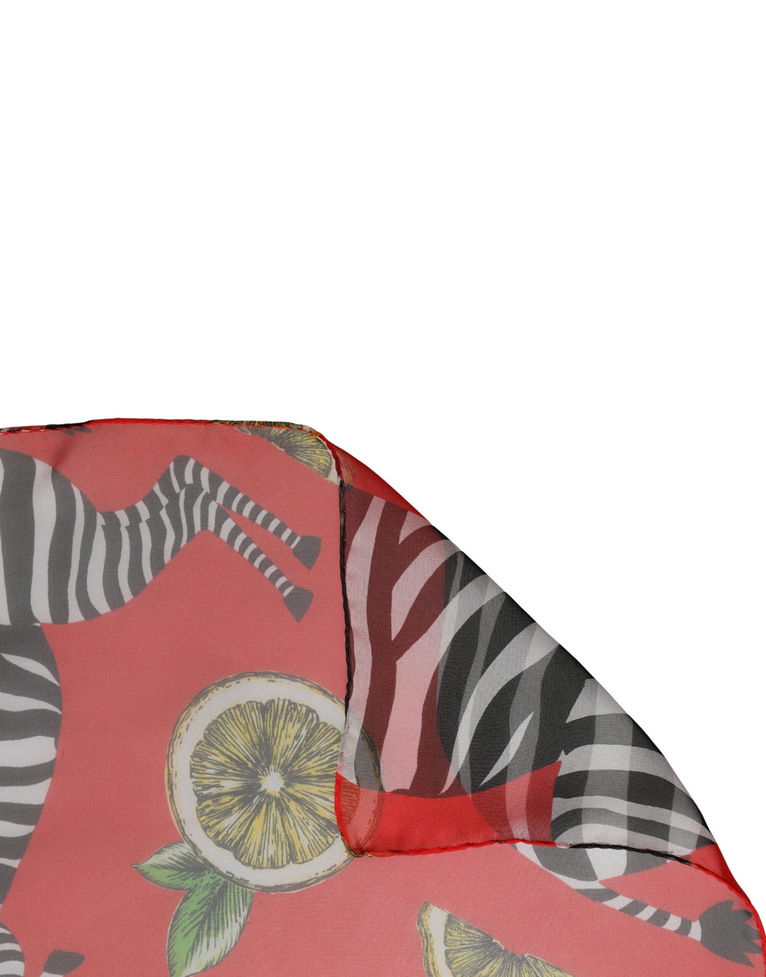 Dolce &amp; Gabbana Red Zebra Print Silk Wrap Shawl Stole 200cm x 132cm Scarf
