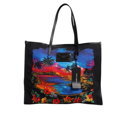 Dolce & Gabbana Sensation Tote Bag with Graphic Print
