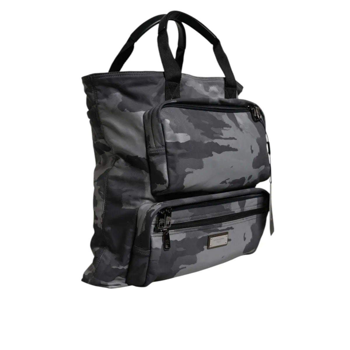 Dolce Gabbana Shoulder Bag with Iconic Logo Plaque and Strap &