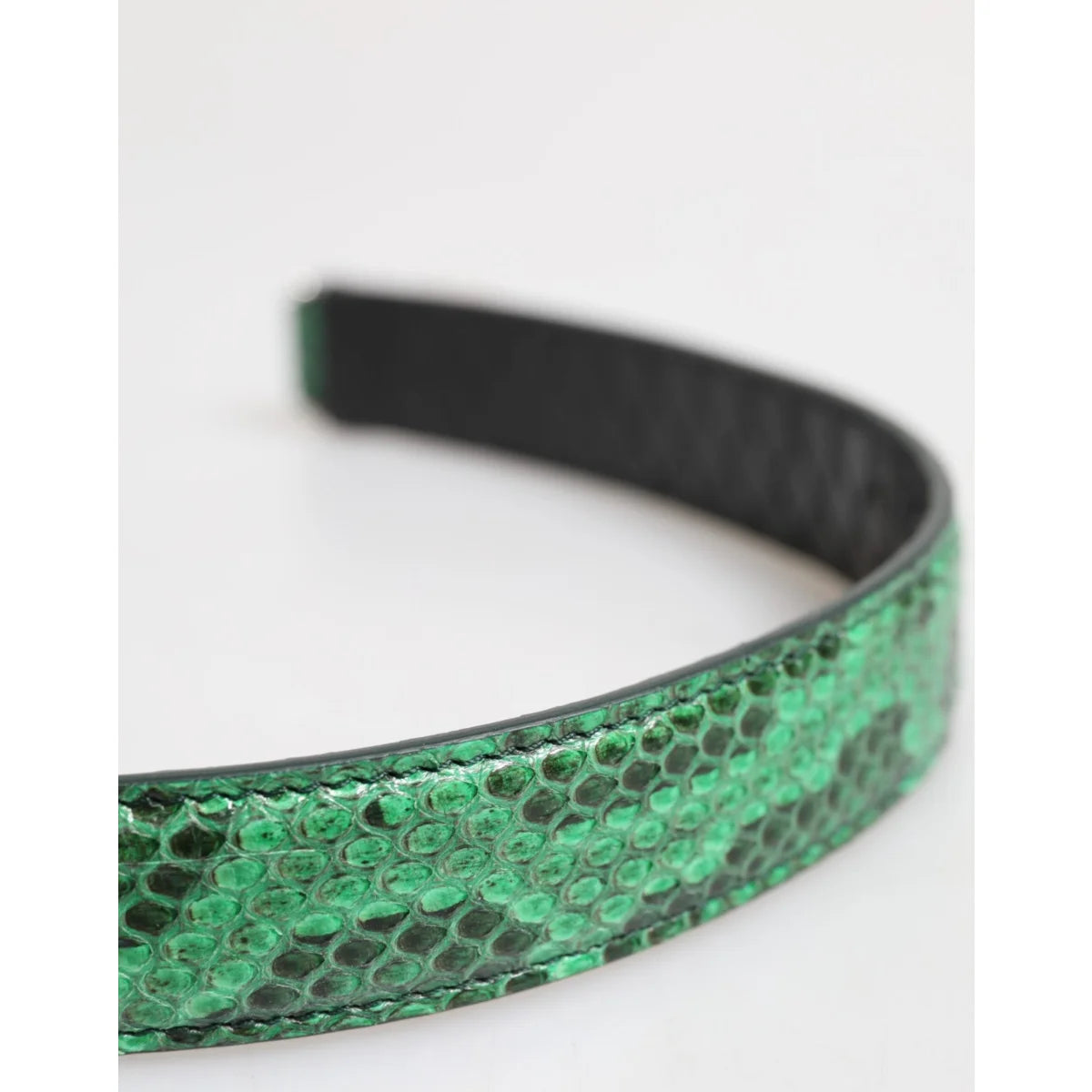 Dolce Gabbana Shoulder Green Flash Handbag Strap with Silver Hardware &