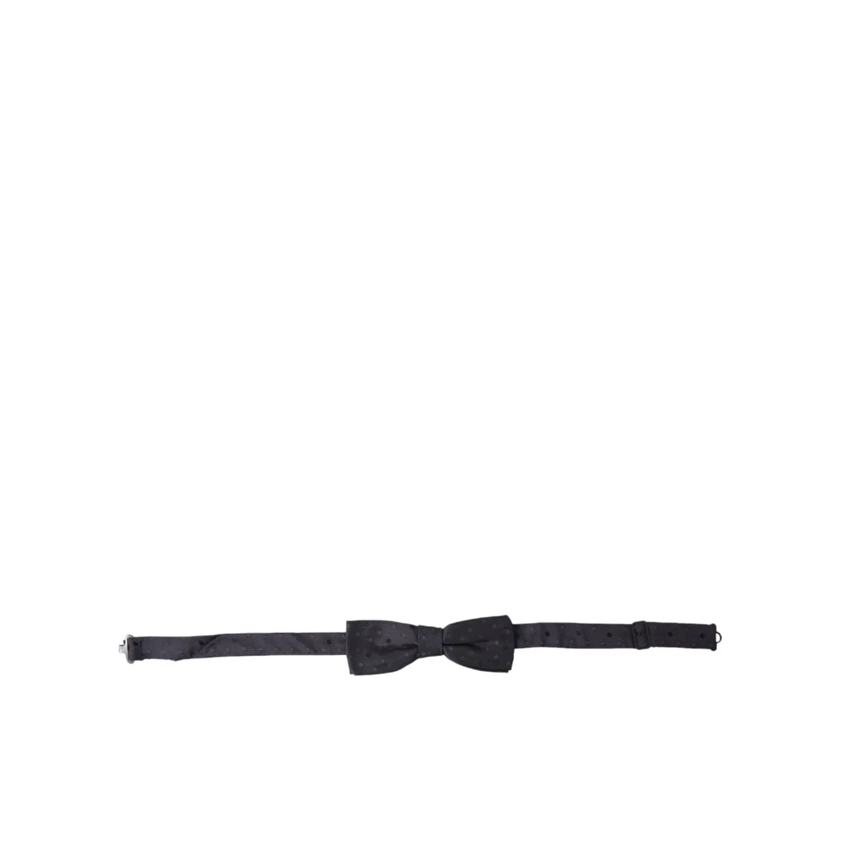 Dolce & Gabbana Silk Adjustable Bow Tie Polka Dot Blue