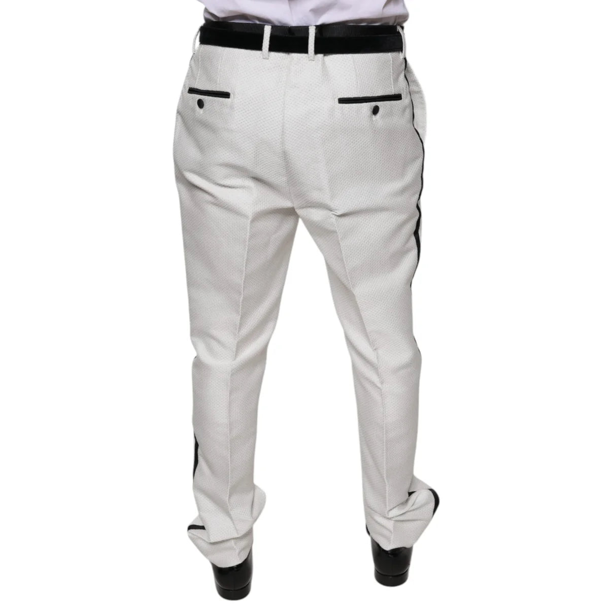 Dolce Gabbana Silk Blend Dress Pants Sensation &