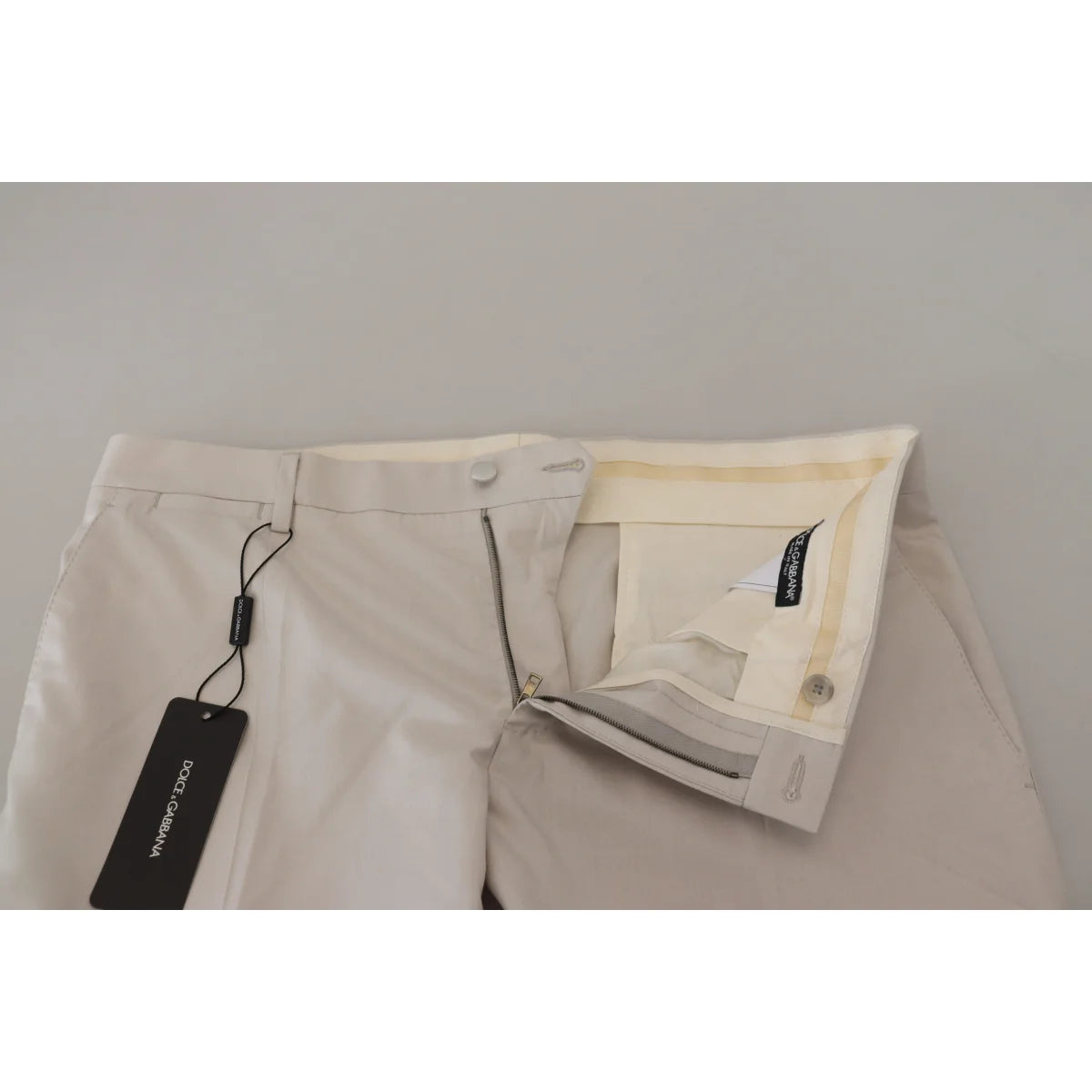 Dolce Gabbana Silk Blend Italian Luxury Trousers &