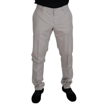 Dolce Gabbana Silk Blend Italian Luxury Trousers &