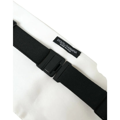 Dolce Gabbana Silk Cummerbund Elevate Your Dress Sensation &