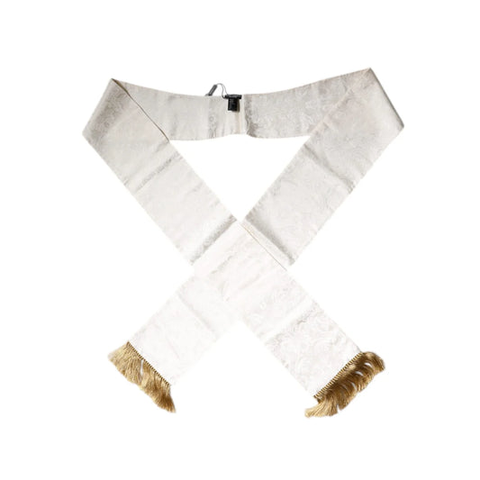 Dolce and Gabbana Silk Mens Tie Scarf Wrap Luxury Accessory &