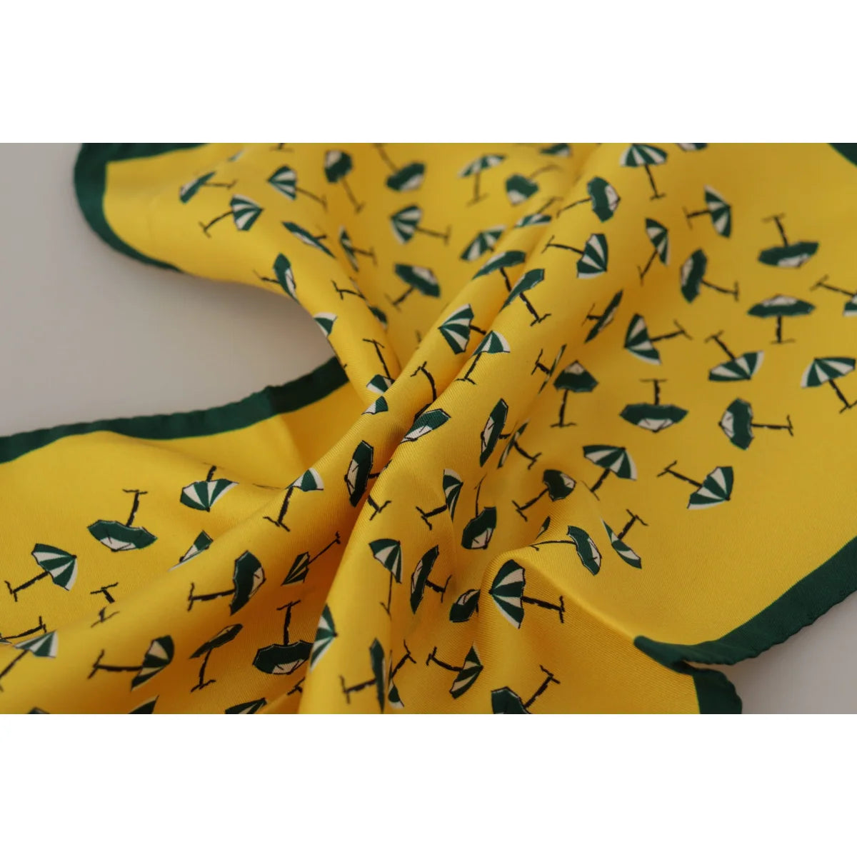 Dolce Gabbana Silk Square Scarf Yellow Dress Sensation &