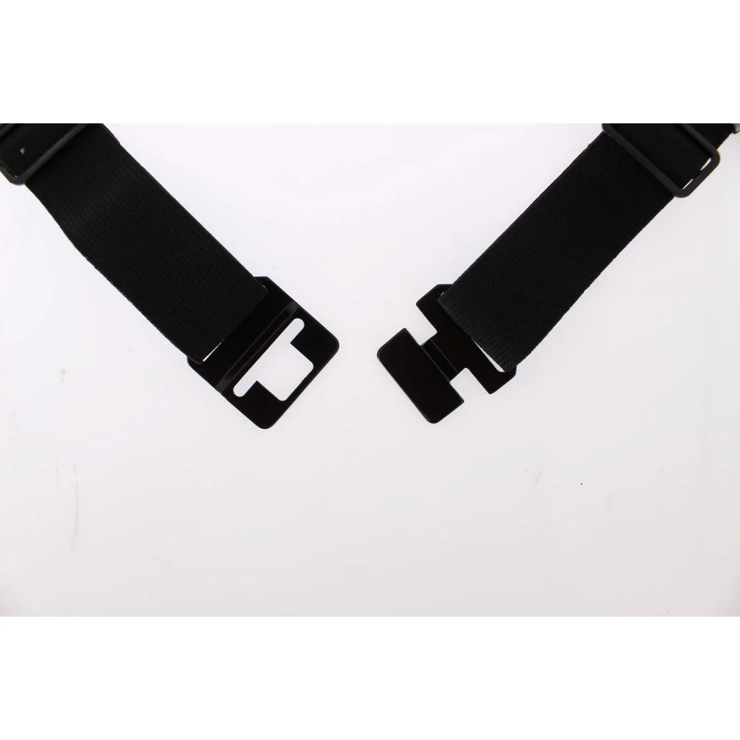 Dolce & Gabbana Silver Wide Belt Silk Cummerbund