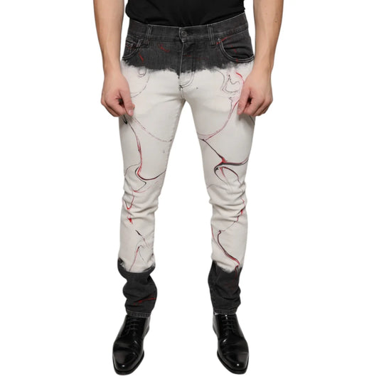 Dolce Gabbana Skinny Denim Jeans Sensation for Trendsetters &