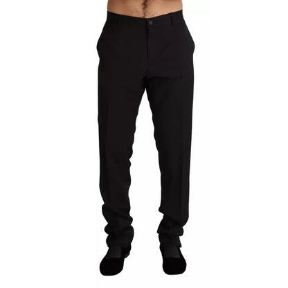 Dolce Gabbana Skinny Dress Pants with Zip Closure &