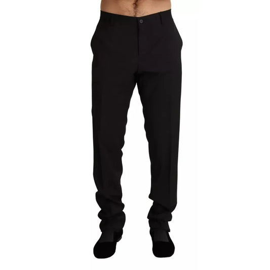 Dolce Gabbana Skinny Dress Pants with Zip Closure &