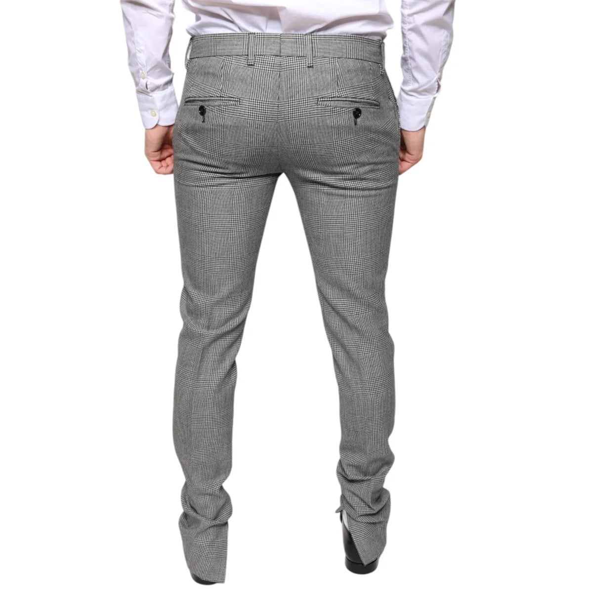 Dolce & Gabbana Skinny Pants Luxurious Wool Designer Style