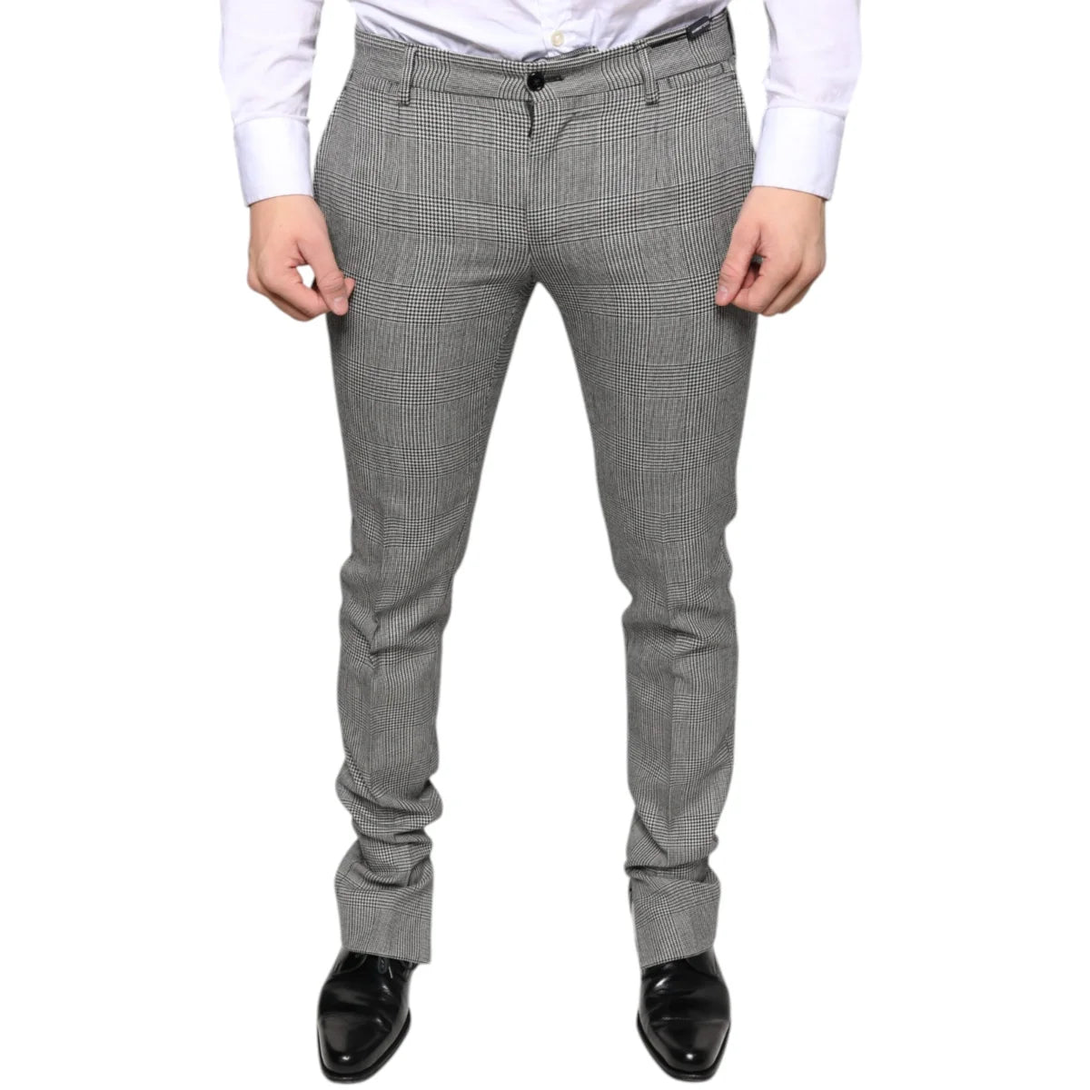 Dolce & Gabbana Skinny Pants Luxurious Wool Designer Style