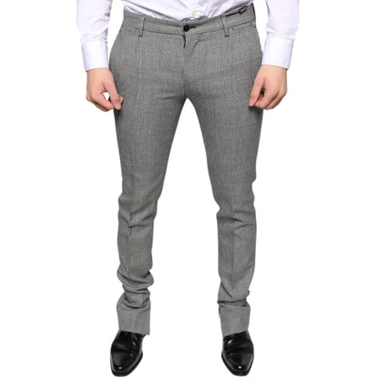 Dolce & Gabbana Skinny Pants Luxurious Wool Designer Style