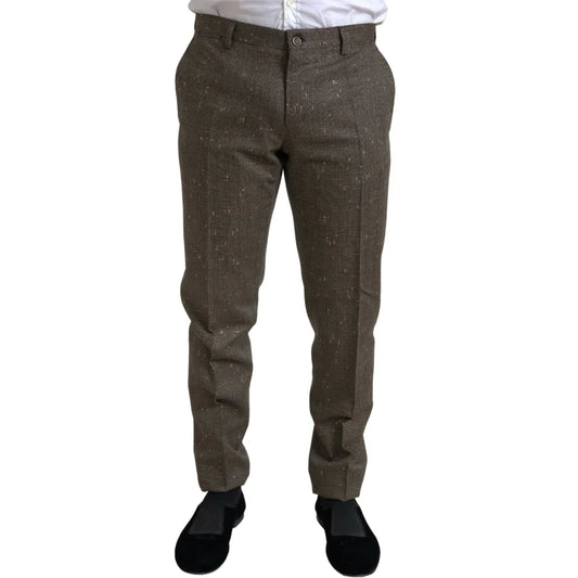 Dolce Gabbana Skinny Wool Chino Pants Exude Luxury &