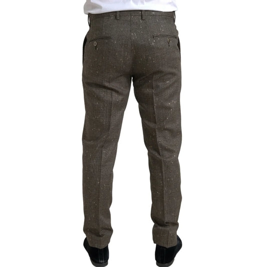 Dolce Gabbana Skinny Wool Chino Pants Exude Luxury &