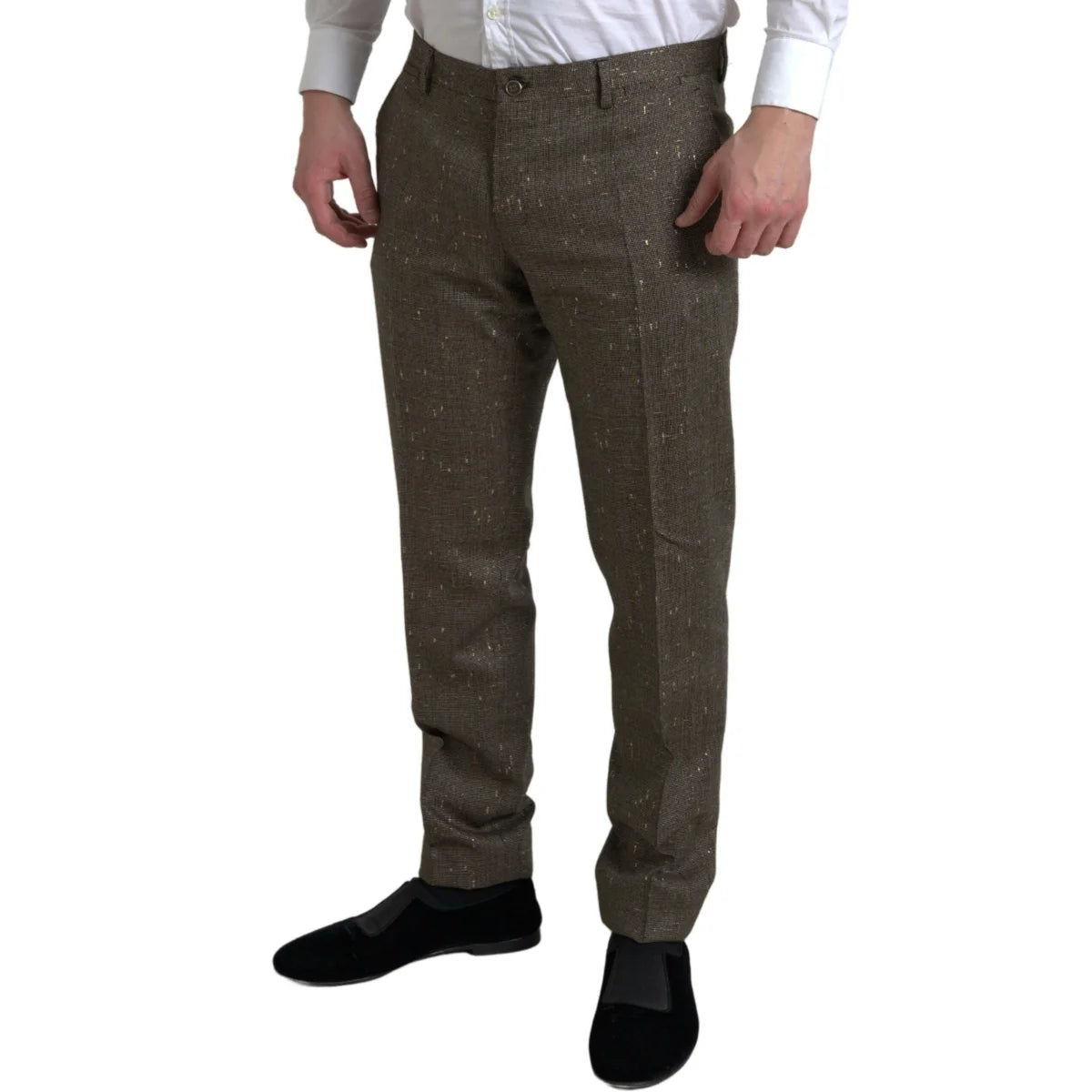 Dolce Gabbana Skinny Wool Chino Pants Exude Luxury &