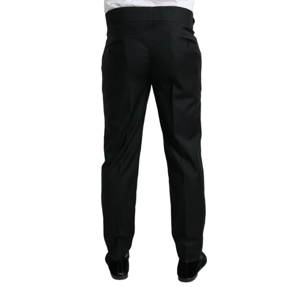 Dolce Gabbana Slim Fit Dress Pants Radiate Italian Wool Luxury &