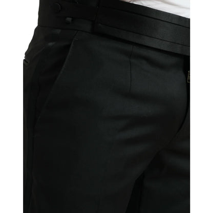 Dolce Gabbana Slim Fit Dress Pants Radiate Italian Wool Luxury &