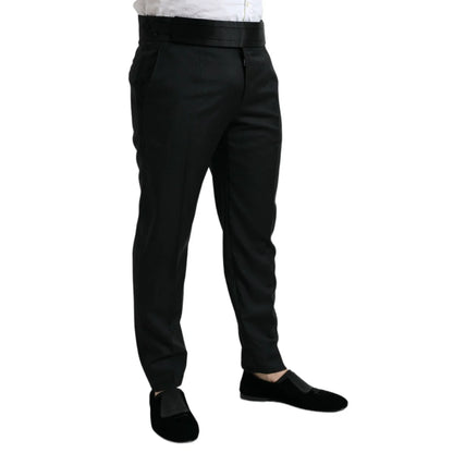 Dolce Gabbana Slim Fit Dress Pants Radiate Italian Wool Luxury &