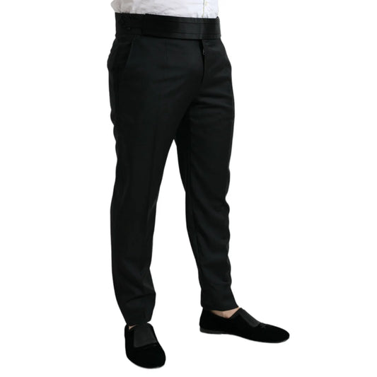 Dolce Gabbana Slim Fit Dress Pants Radiate Italian Wool Luxury &