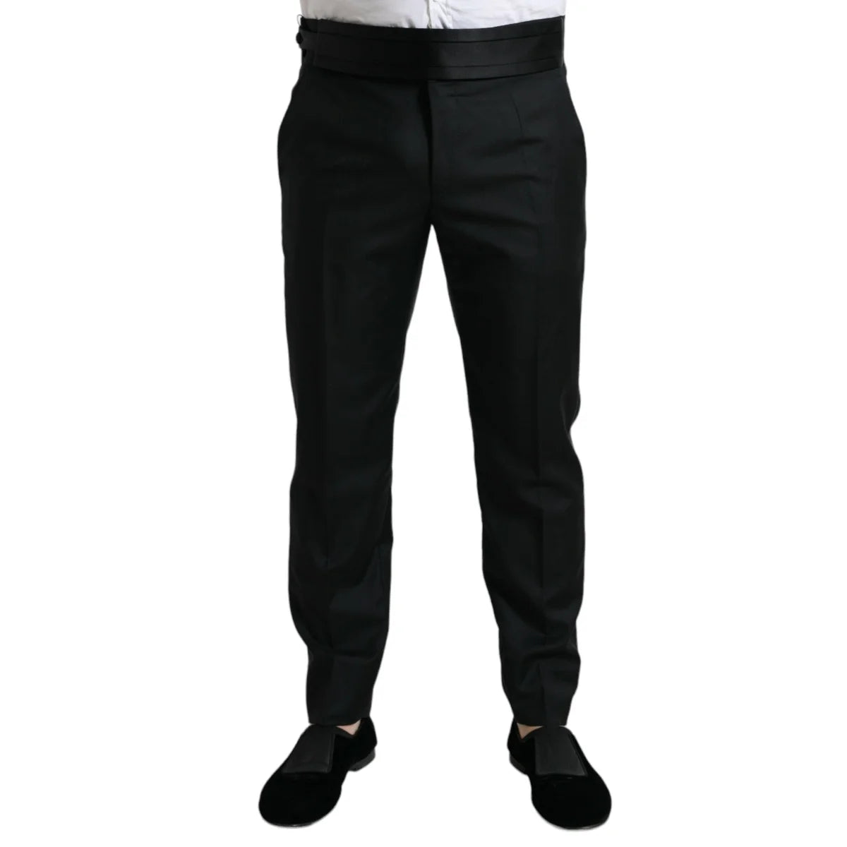 Dolce Gabbana Slim Fit Dress Pants Radiate Italian Wool Luxury &
