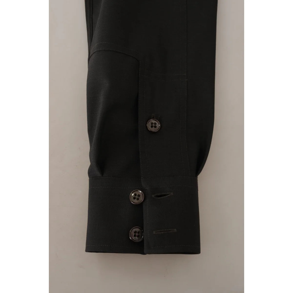 Dolce Gabbana Slim Fit Gold Cotton Shirt Classic Style Long Sleeve &