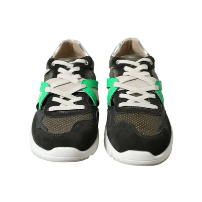 Dolce Gabbana Sneakers Crafted in Luxurious Suede Leather &