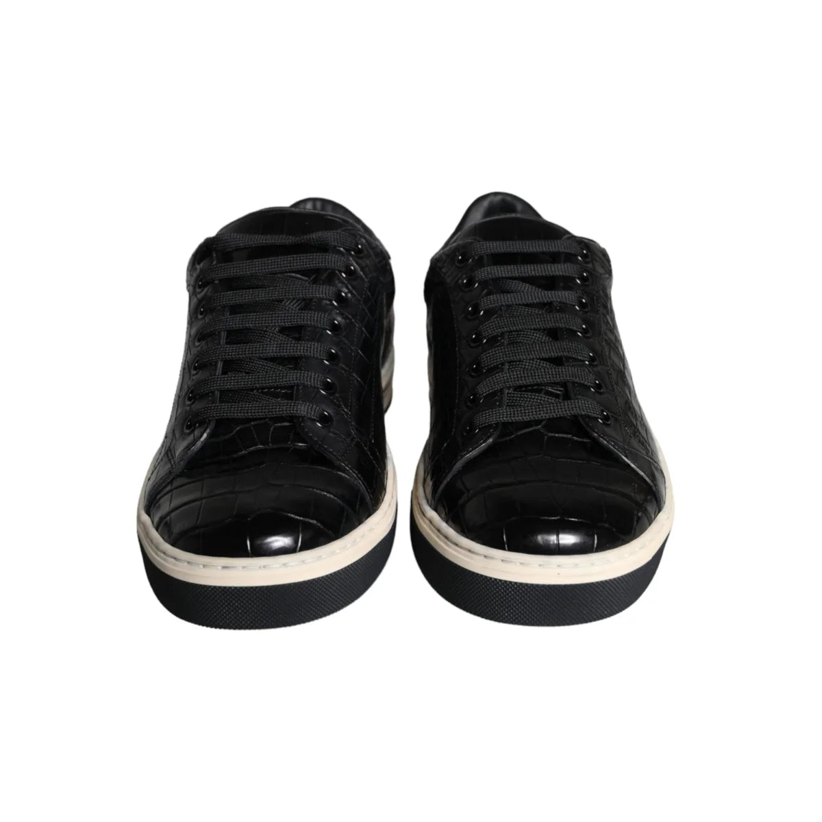 Dolce Gabbana Sneakers with Iconic Logo Details and Classic White Sole &