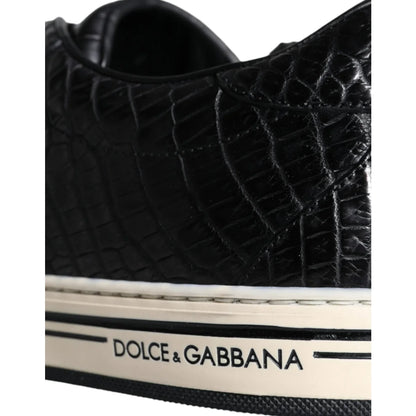 Dolce Gabbana Sneakers with Iconic Logo Details and Classic White Sole &
