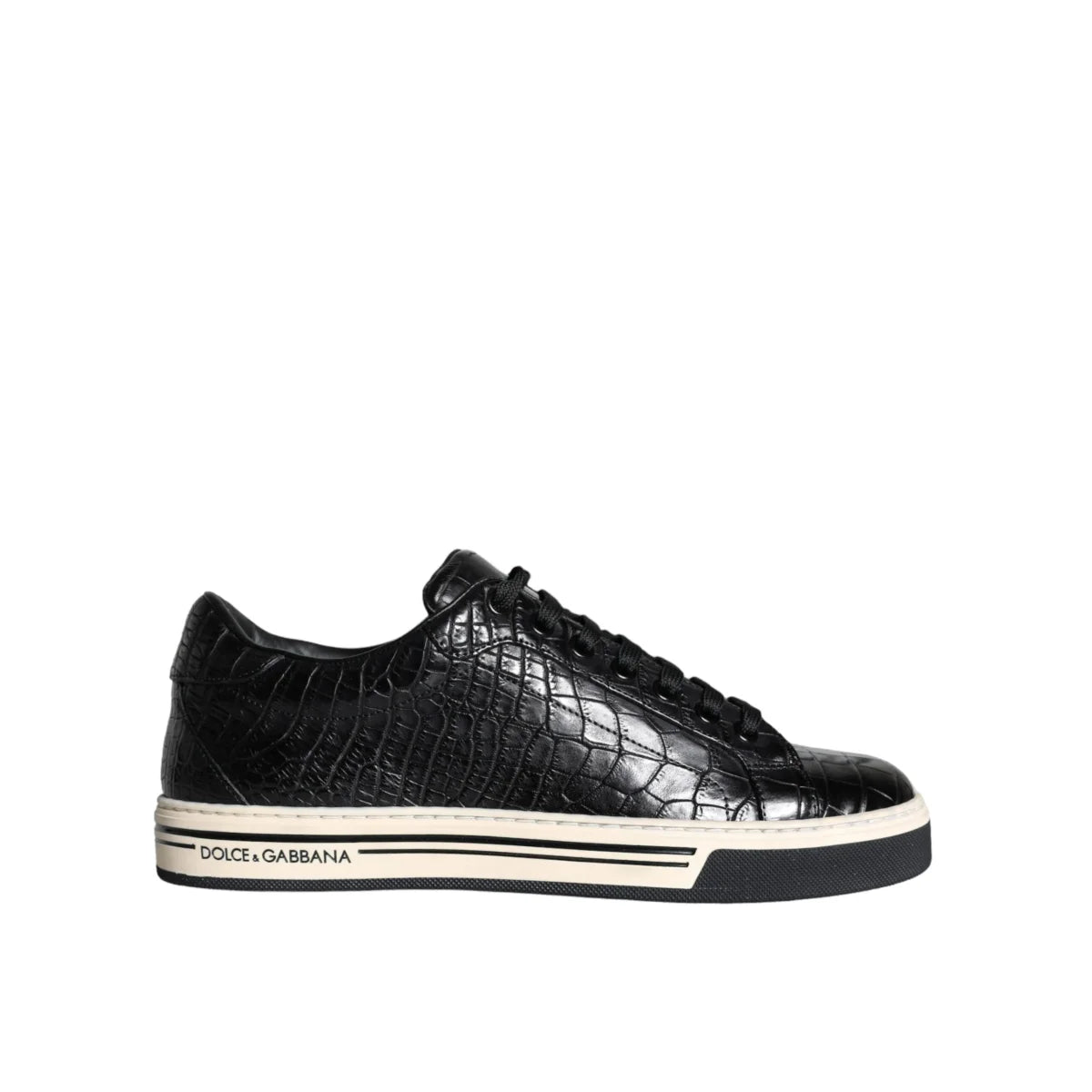 Dolce Gabbana Sneakers with Iconic Logo Details and Classic White Sole &