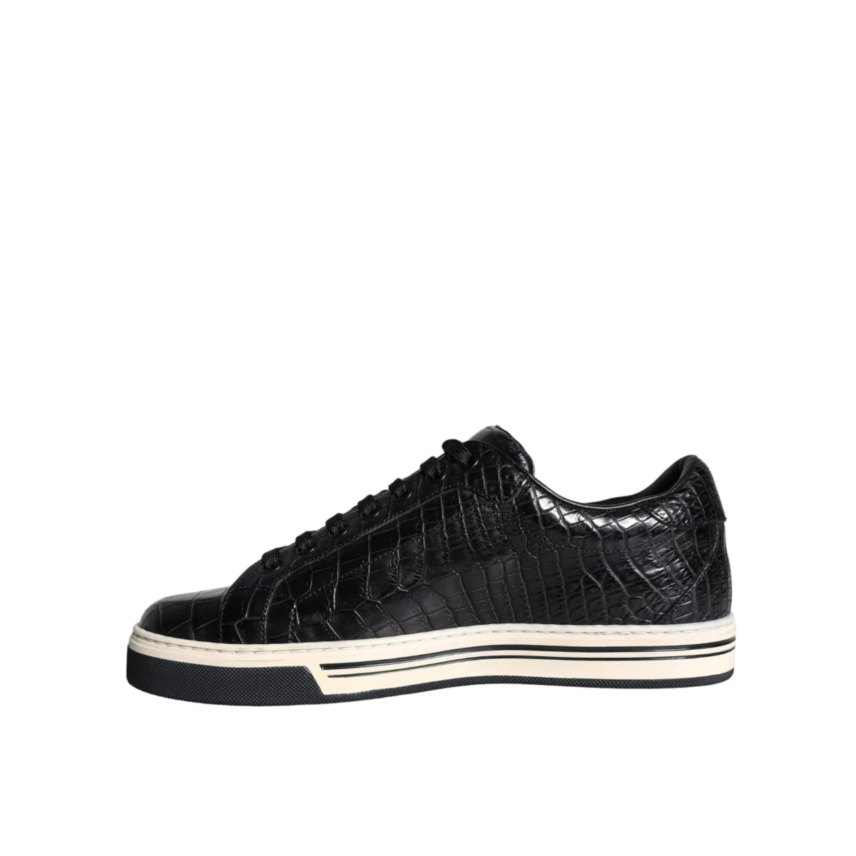 Dolce Gabbana Sneakers with Iconic Logo Details and Classic White Sole &