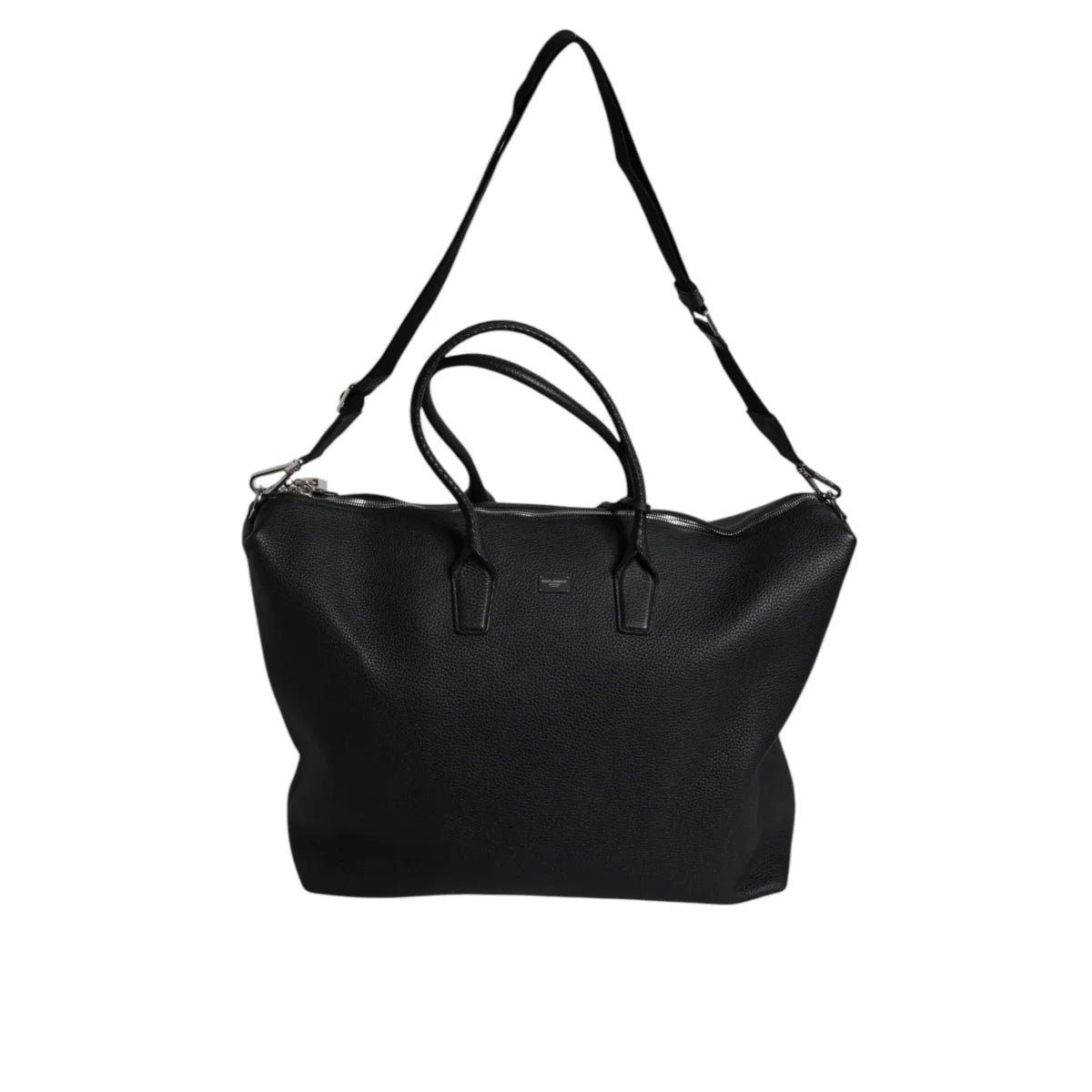 Dolce Gabbana Soft Leather Duffel Bag with Shoulder Strap &