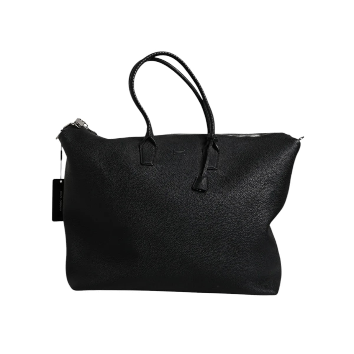 Dolce Gabbana Soft Leather Duffel Bag with Shoulder Strap &