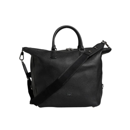 Dolce and Gabbana Soft Leather Duffel Bag with Shoulder Strap &