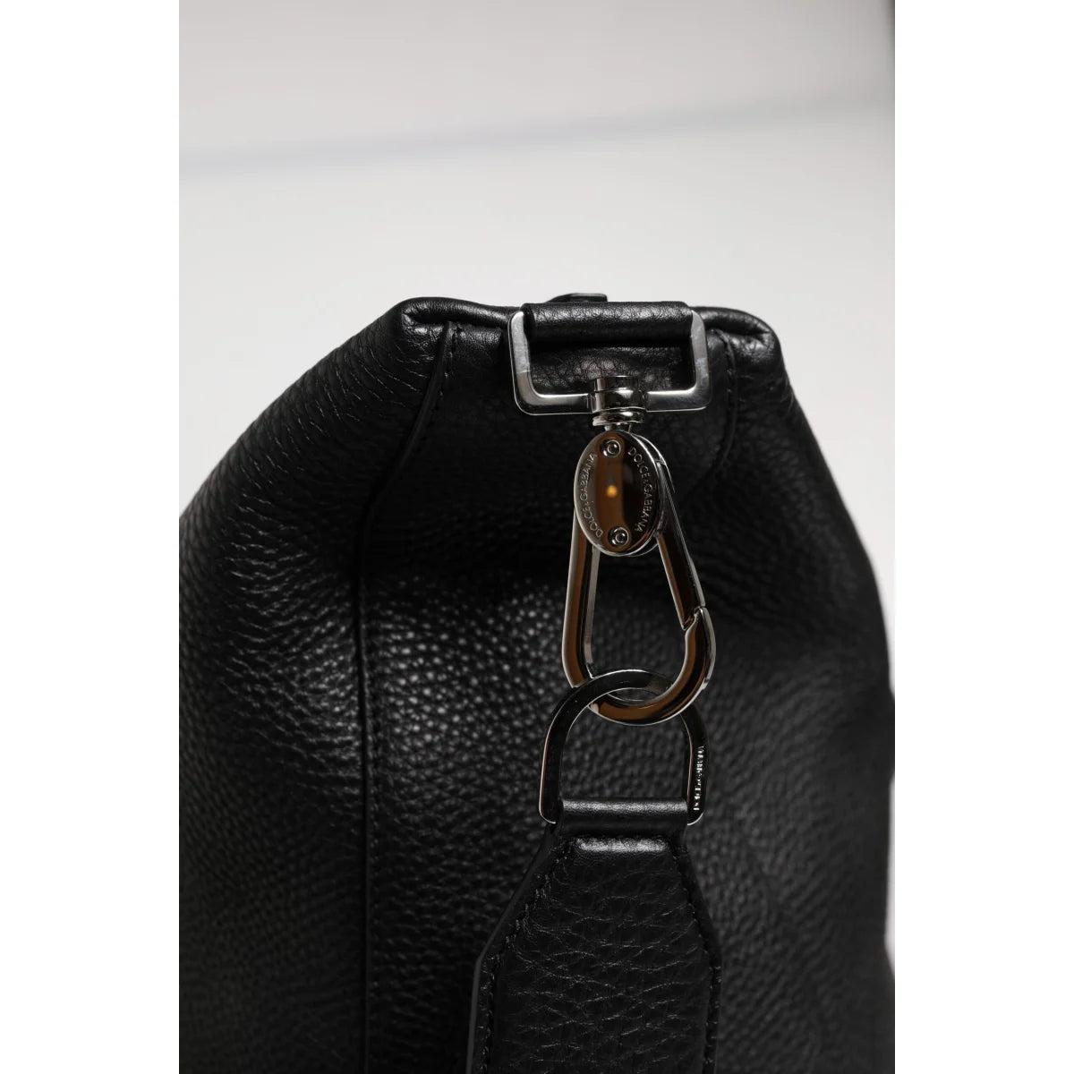 Dolce and Gabbana Soft Leather Duffel Bag with Shoulder Strap &
