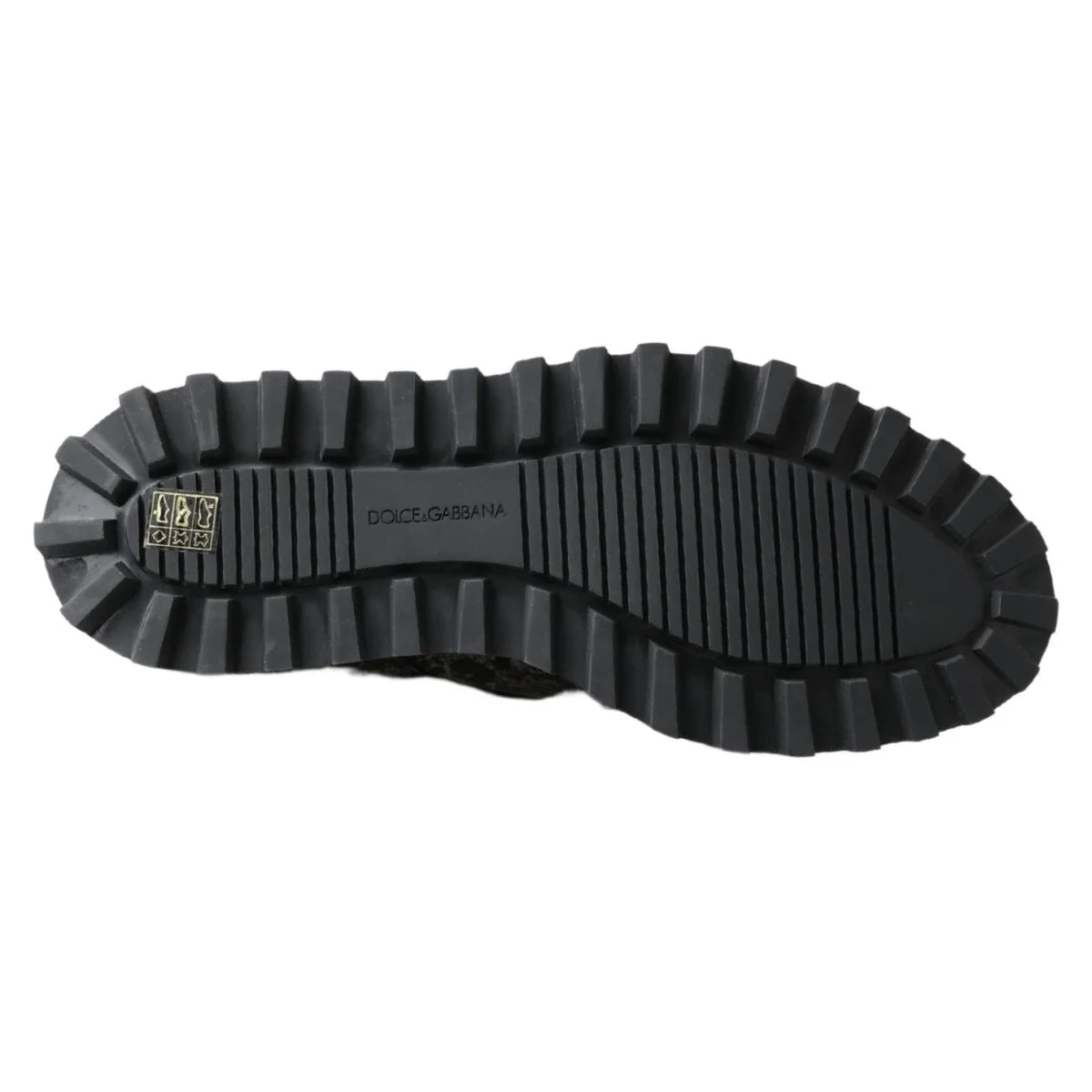 Dolce & Gabbana Sophisticated Two Tone Derby Shoes with Rubber Sole