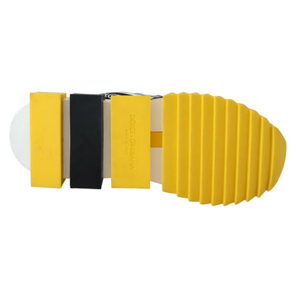 Dolce & Gabbana Sorrento Sneakers Multicolor Crystals Sparkle Dress Ready