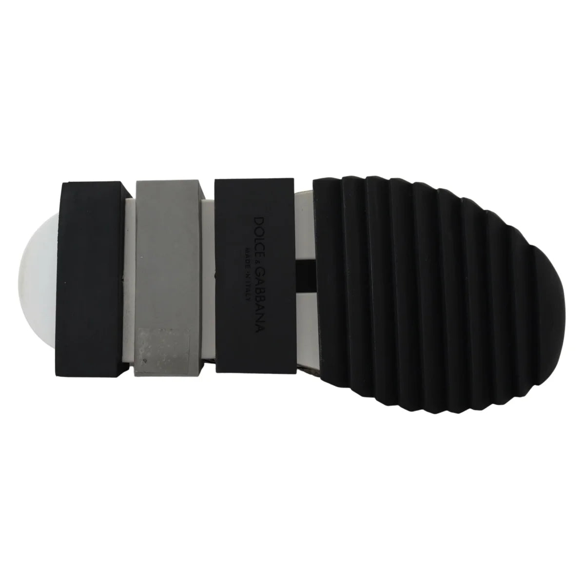 Dolce Gabbana Sorrento Sneakers Silver Rhinestones Ridged Rubber Sole &