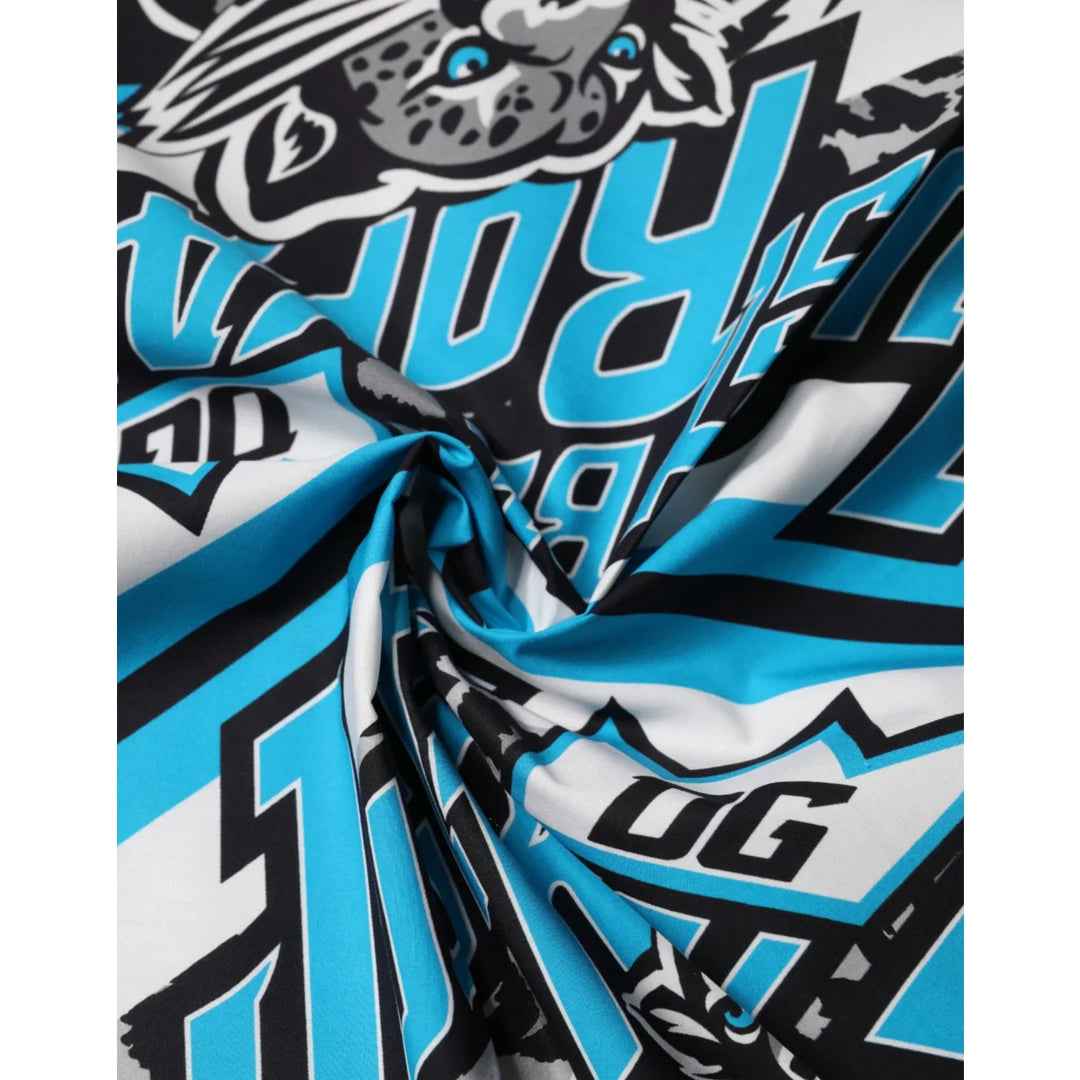 Dolce &amp; Gabbana Square Foulard for Men Lightweight Summer Scarf
