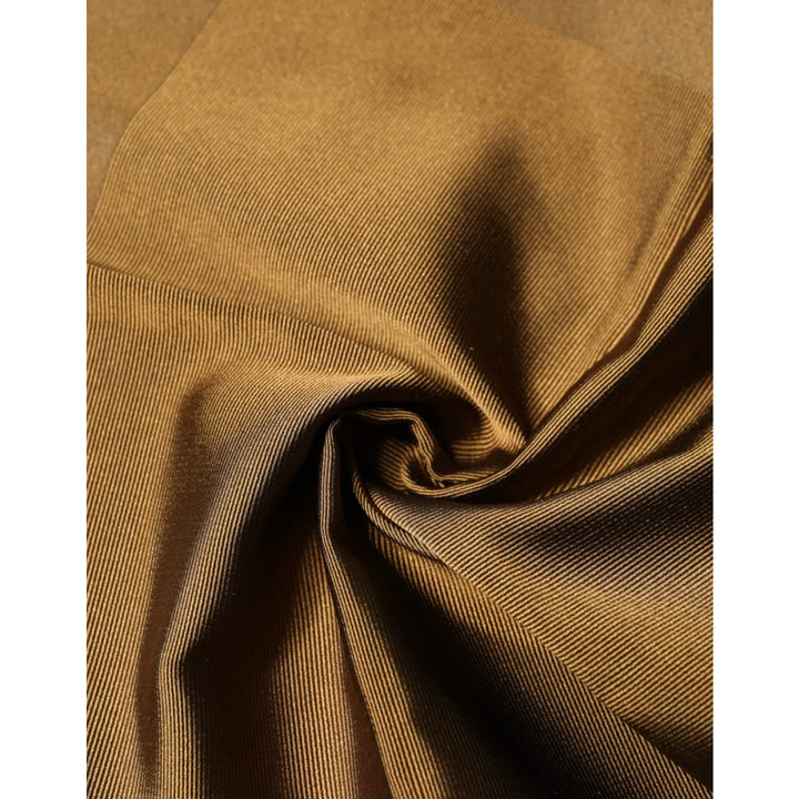 Dolce &amp; Gabbana Square Handkerchief with Brown Logo Silk Motif