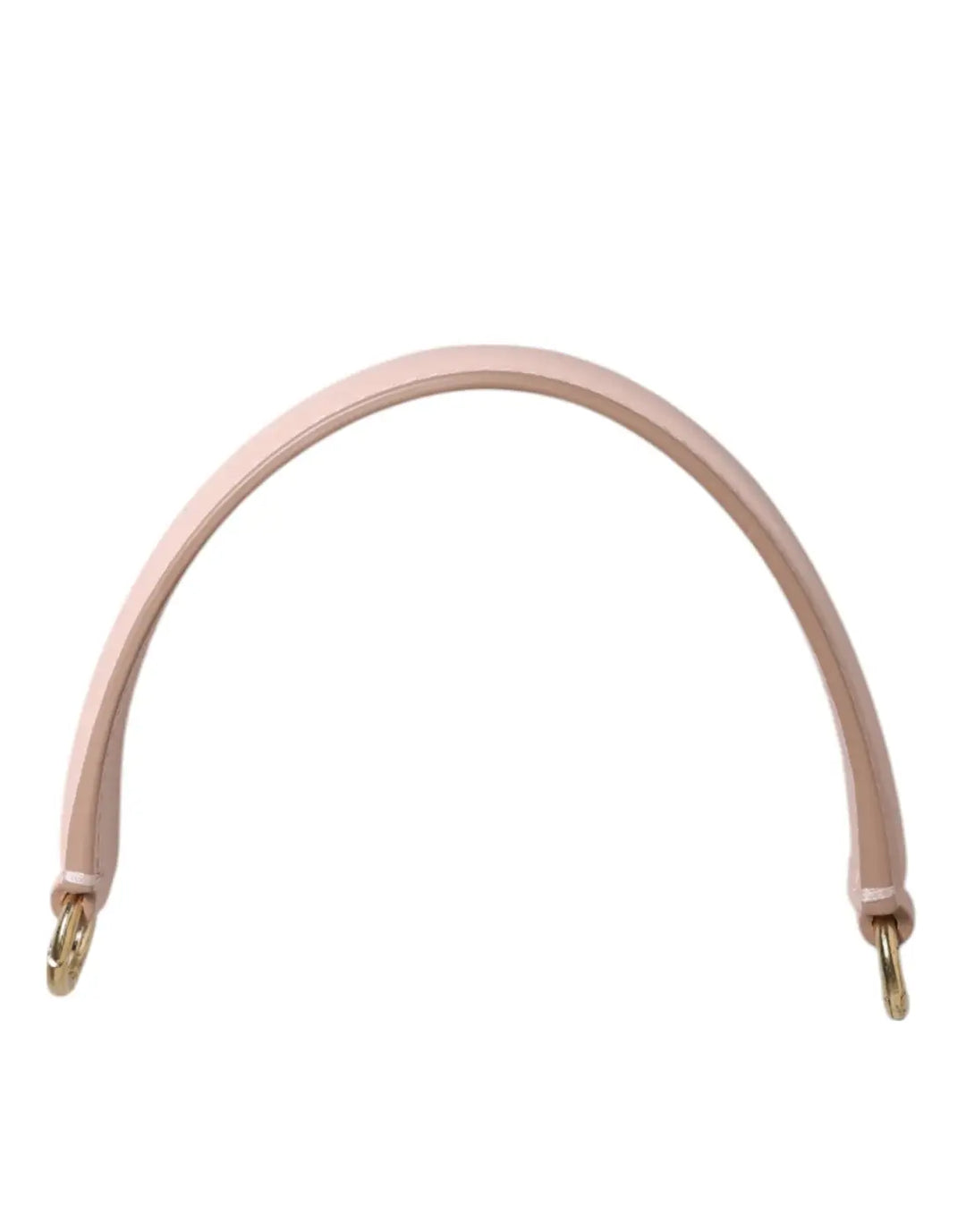 Dolce &amp; Gabbana Strap Pink Leather Gold Tone Big Bag Handle Shoulder