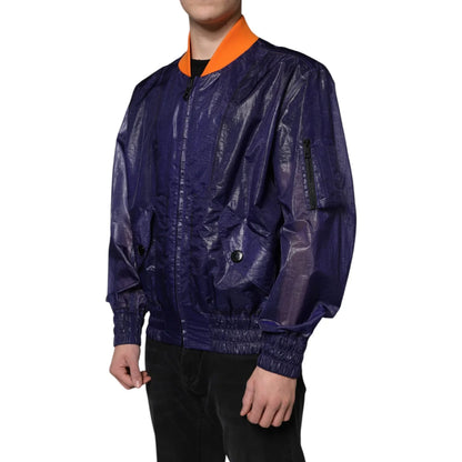 Dolce Gabbana Stretch Bomber Jacket Classic Style and Comfort &