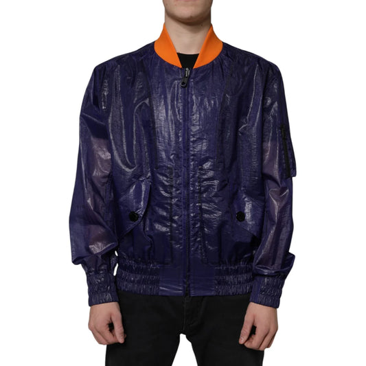 Dolce Gabbana Stretch Bomber Jacket Classic Style and Comfort &