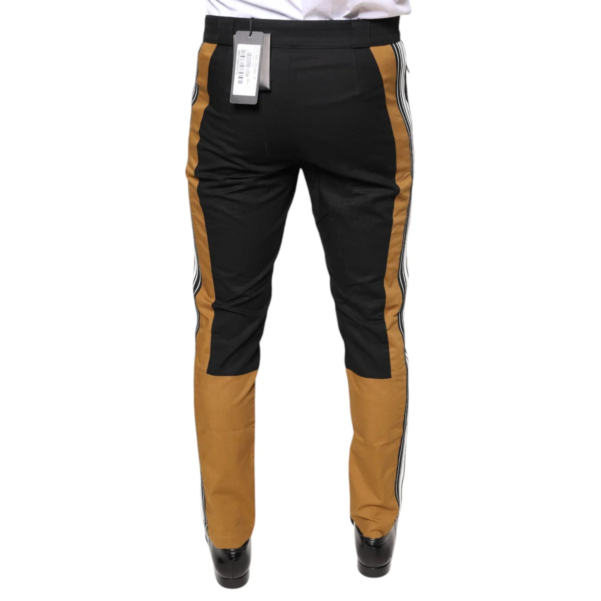 Dolce Gabbana Striped Pants Runway-Ready Cotton Blend Style &