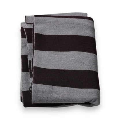 Dolce & Gabbana Striped Wool Wrap Scarf for Effortless Style