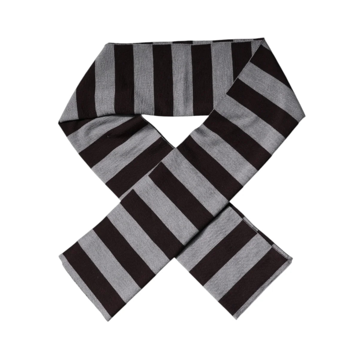 Dolce & Gabbana Striped Wool Wrap Scarf for Effortless Style