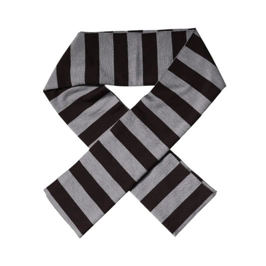 Dolce & Gabbana Striped Wool Wrap Scarf for Effortless Style