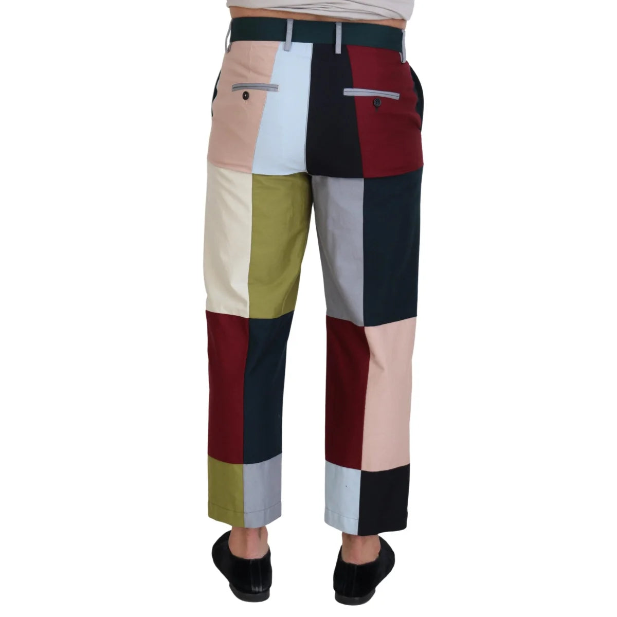 Dolce & Gabbana Stunning Multicolor Patchwork Pants