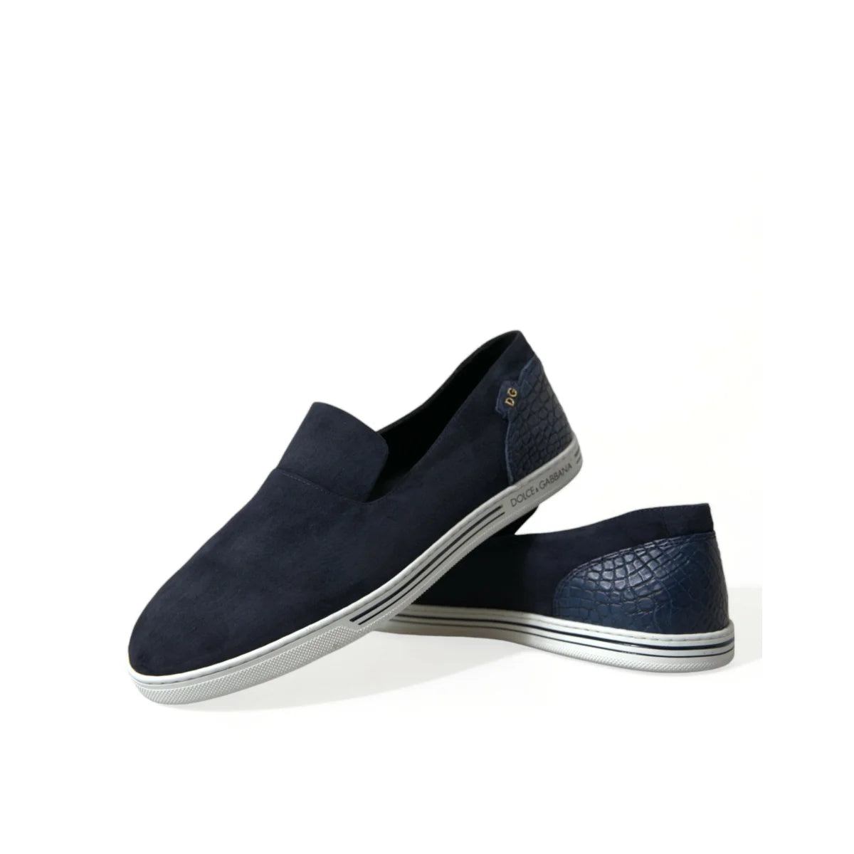 Dolce Gabbana Style Explosion Suede Leather Loafers &